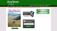 Desktop Screenshot of hoofbeats.ustrotting.com