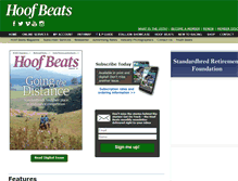 Tablet Screenshot of hoofbeats.ustrotting.com